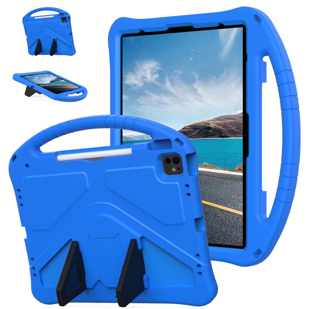 Для iPad Про 13 (2024)/Воздух 13 (2025)/(2024) Чехол для планшета EVA с ручкой-подставкой, подходит для детей