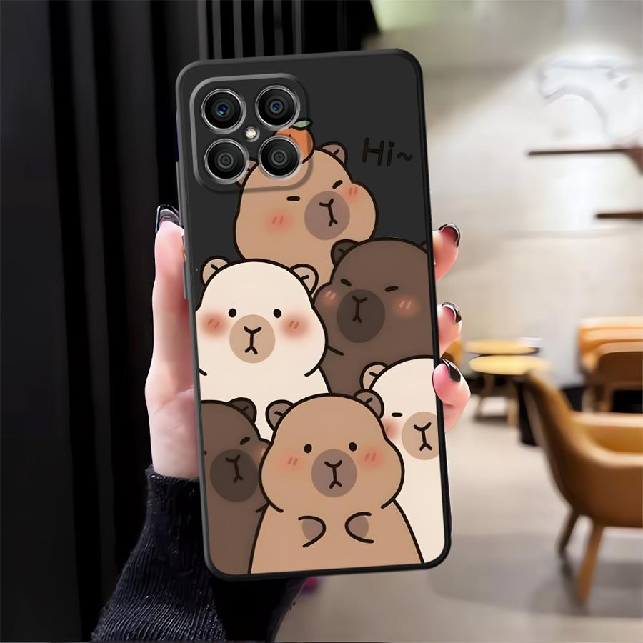 Милый чехол-капибара для Honor X9a X5b X7 Magic5Lite 8X 70 90 200 400 Lite X6 X8 Funda Чехол для телефона