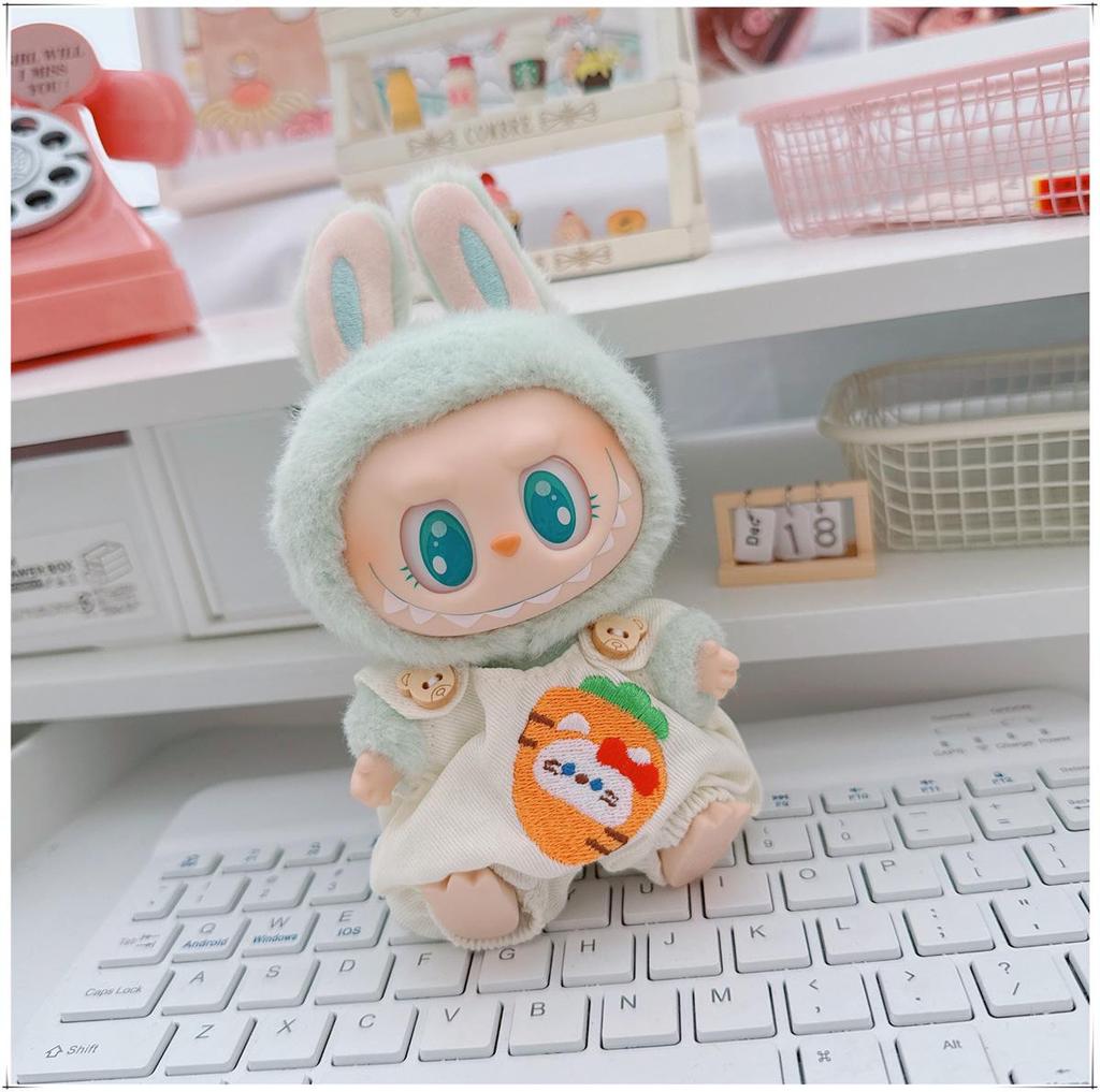 17см Виниловый брелок-кукла Лабубу: Коллекция одежды-сюрпризов первого и второго поколения