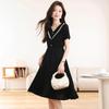 Платье La Chapelle с изысканным воротником-куклой А-силуэта
