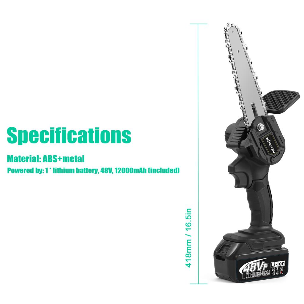 KKmoon 6 дюймов 21 В портативные мини-электрические обрезные пилы с плавной регулировкой скорости, перезаряжаемые