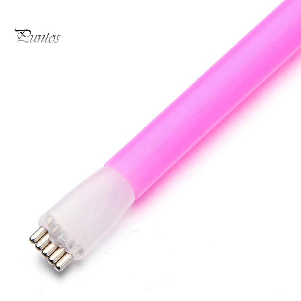 Инструмент для маникюра Puntos Nail Art с двойной головкой, магнитная ручка «кошачий глаз», 3D-лак для ногтей, УФ-гель