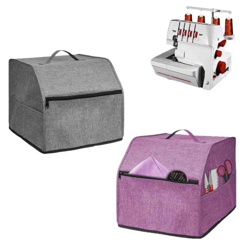 Durable Overlock Machine Cover With Storage Pockets Dust Cover for Serger Storage Bag for Home