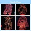 3d Element Night Light Led Lamp Bedroom Decoration Gift Creativity