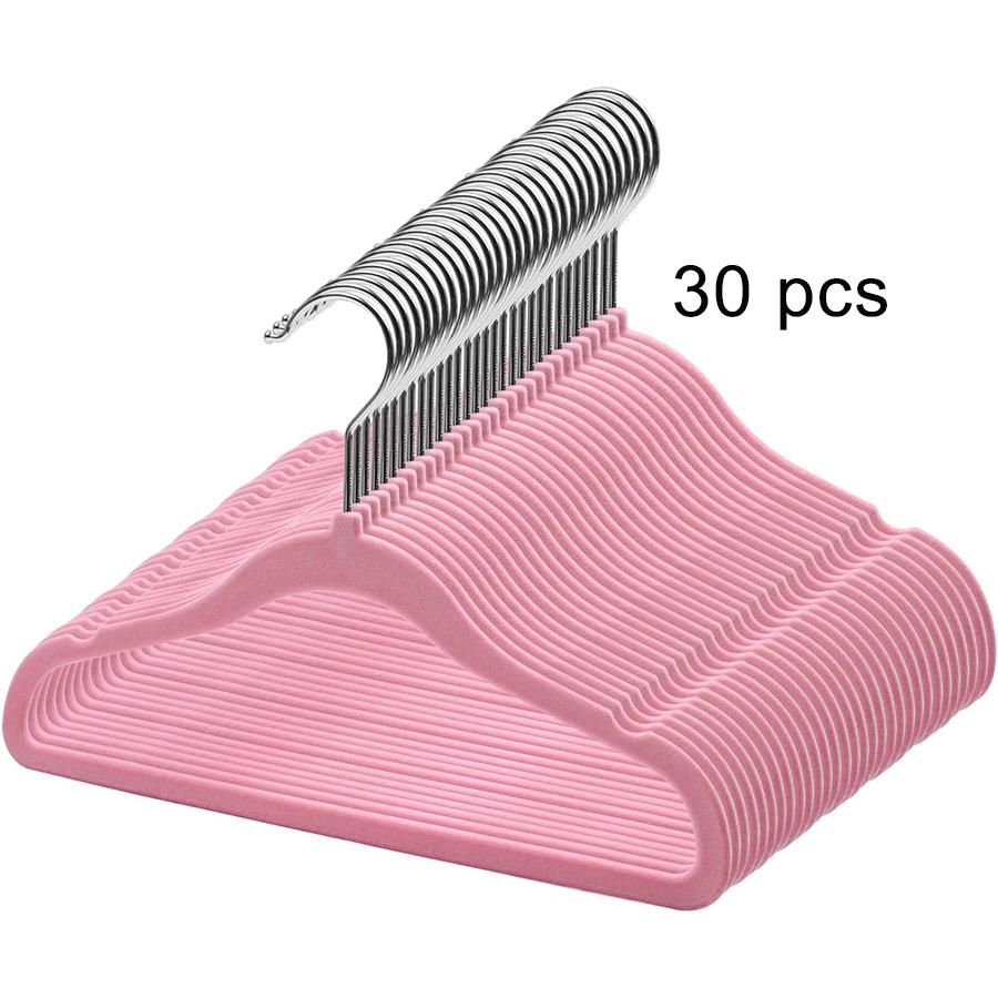 10/20/30 шт. детские бархатные нескользящие вешалки, передовые детские вешалки для шкафа, ультратонкие милые нескользящие фетровые вешалки