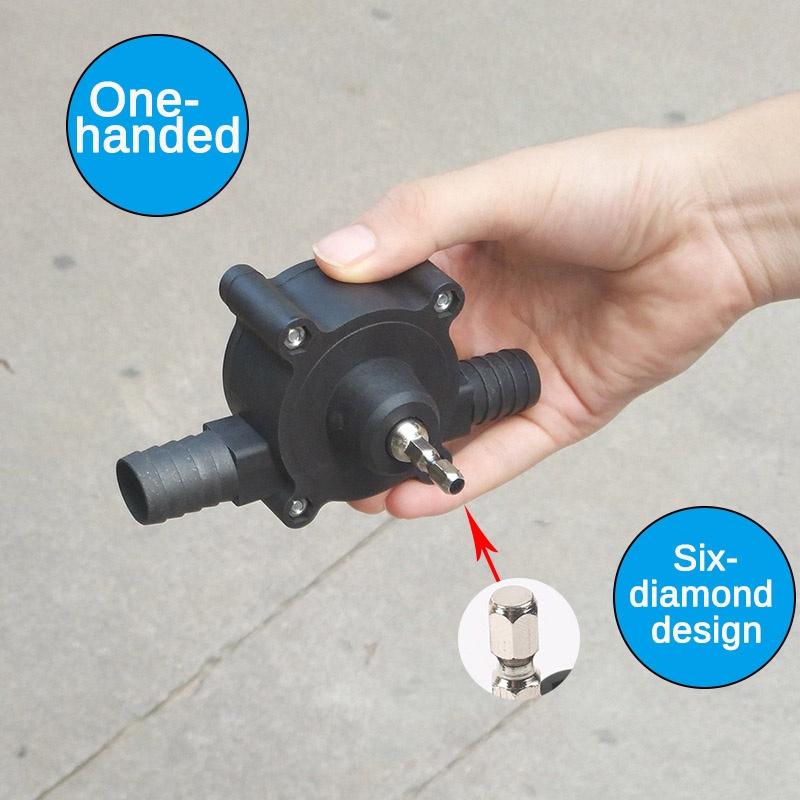 Бытовой небольшой насос-насос Ручная дрель-насос Удобная насосная машина постоянного тока Самовсасывающие центробежные насосы