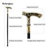 Gold Black Luxury Goat Handle Walking Cane Fashion Decorative Walking Stick Gentleman Elegant Cosplay Cane Knob Crosier 90cm