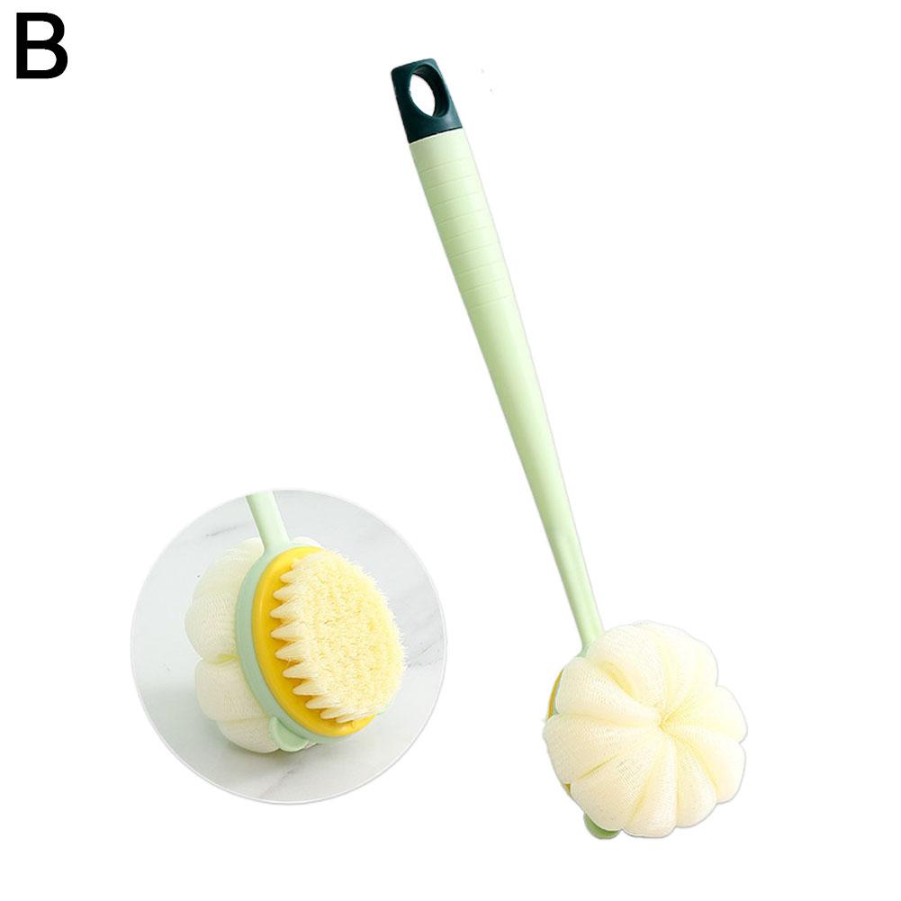Щетка для ванны с длинной ручкой и мягкой щетиной, противоскользящая ручка, подходит для мытья душа, B6K0