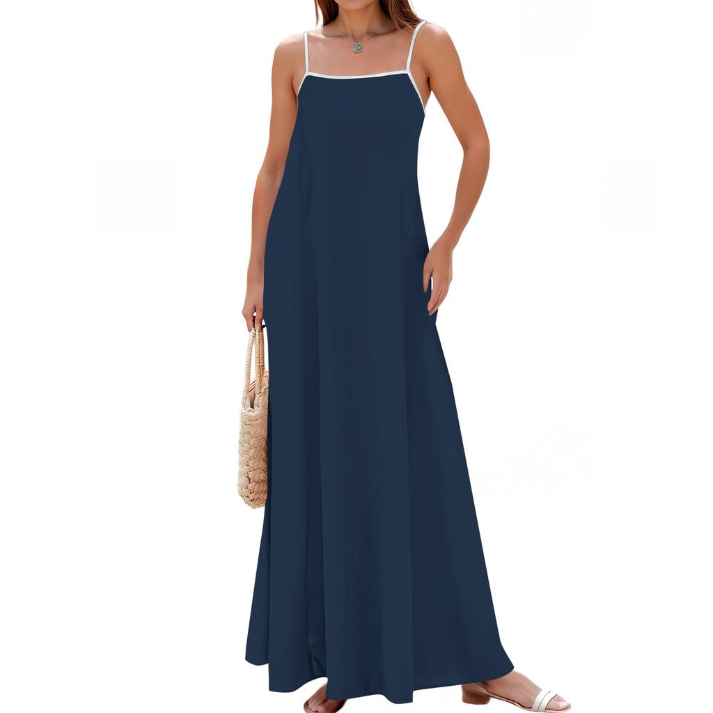 Женское повседневное модное длинное платье с V-образным вырезом и длинным рукавом с цветочным принтом