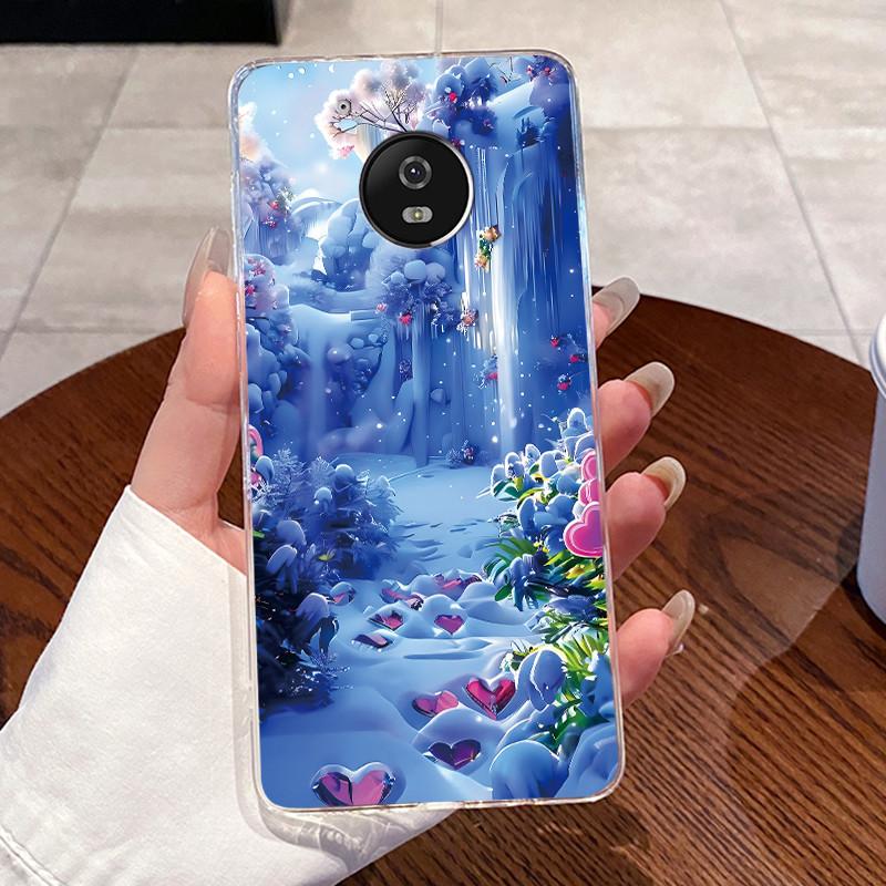 Case For Motorola Moto G5/Moto G5 Plus/Moto X 2017/Moto G5S/Moto G5S Plus Clear Silicone Soft TPU Cover Cute Cat Protective Case