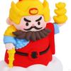 Китайская фигурка Lucky God, мультяшная статуя, милое настольное украшение удачи, маленькая скульптура для
