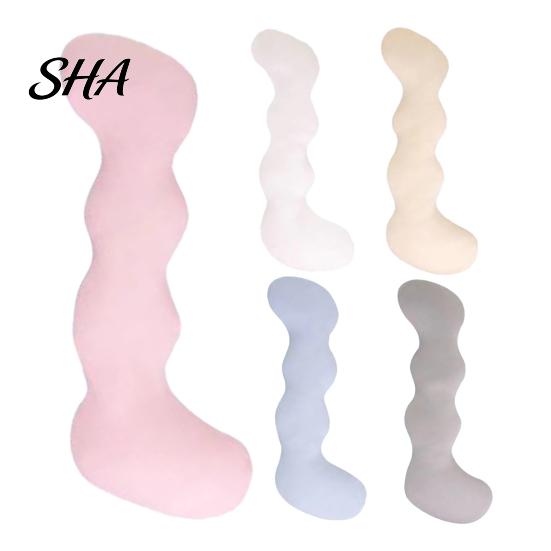 L Shaped Pregnancy Pillow Cooling Body for Adults & Side Sleepers, Breathable L-Shaped Long Hugging Pillow, Full Leg Support Cushion with Removable