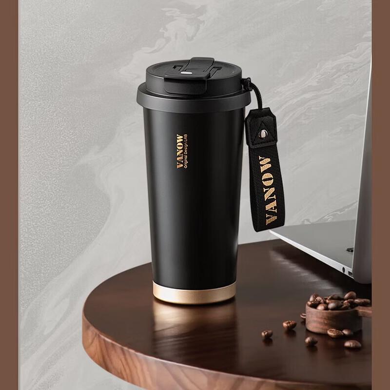 Изолированная дорожная кружка для кофе Vanow с керамическим покрытием