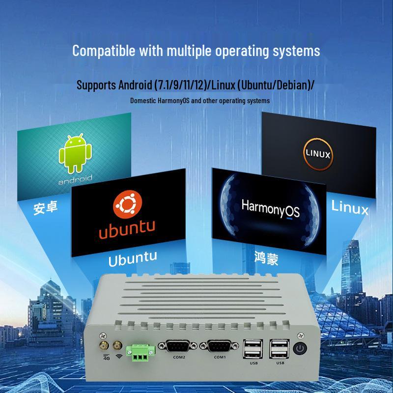 Безвентильный мини-ПК RK3568 с двумя гигабитными Ethernet - Промышленный управляющий граничный компьютер