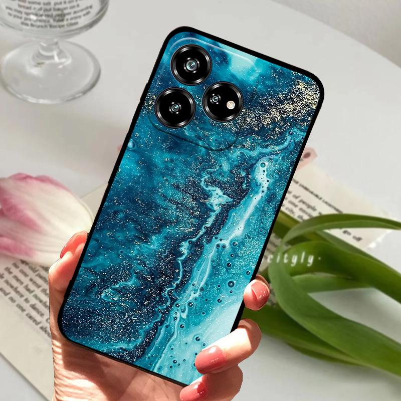 For ZTE Nubia V60 Case Fashion Soft Silicone TPU Phone Protective Cover For ZTE Axon 60 Fundas Blade V60 Shockproof Bumper Cases