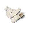 Converse Женские кроссовки Chuck 70 De Luxe на танкетке Egret кремово-черные белые A06479C