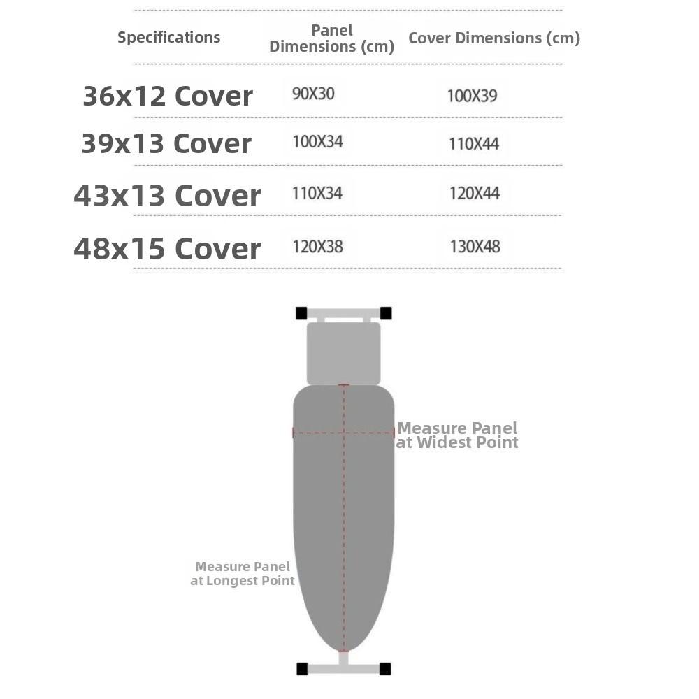 Anti-scorch Printed Ironing Board Pad Cotton Heat Resistant Cover Home Ironing