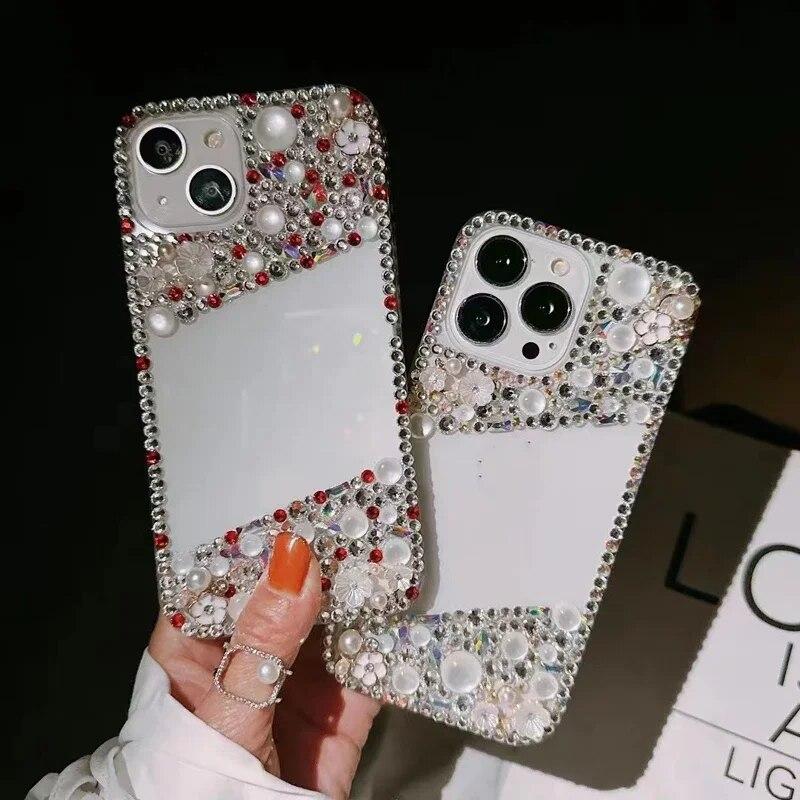 Металлический чехол-держатель с кольцом на палец для iPhone 15 14 13 12 11 Pro Max с блестящим бриллиантом чехол для Samsung S24 S23 S22 Ultra S20 A34 A14 A34 A54 A55 A33 A53