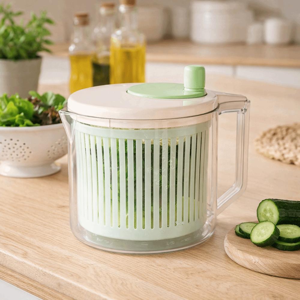 Multi-Use Vegetable Dehydrator Plastic Salad Spinner and Strainer Food Preparation