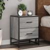 VidaXL Bedside Tables 2 Pcs Sonoma Grey 40x31x50 Cm Engineered Wood 848681