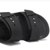 Crocs Женские босоножки-тапочки Brooklyn на танкетке с пряжкой, черные 207431 001