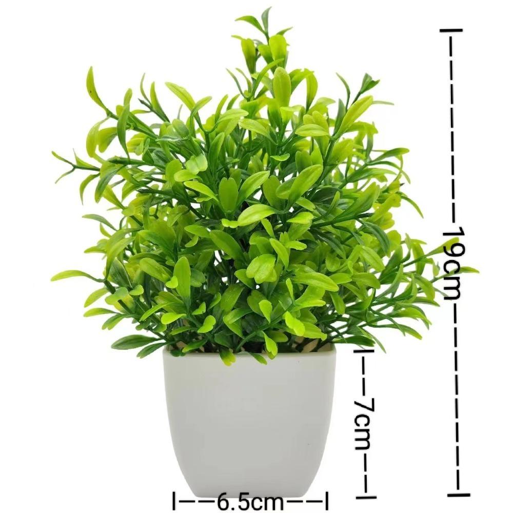 Fake Potted Flowers False Plants Simulated Tree Pot Plants Artificial Flower  Home Garden Decor
