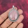 Ювелирные изделия из розового кварца, кулон из стерлингового серебра 925 пробы, ювелирные изделия ручной работы с драгоценными камнями, подарки для жены, абсолютно новый кулон