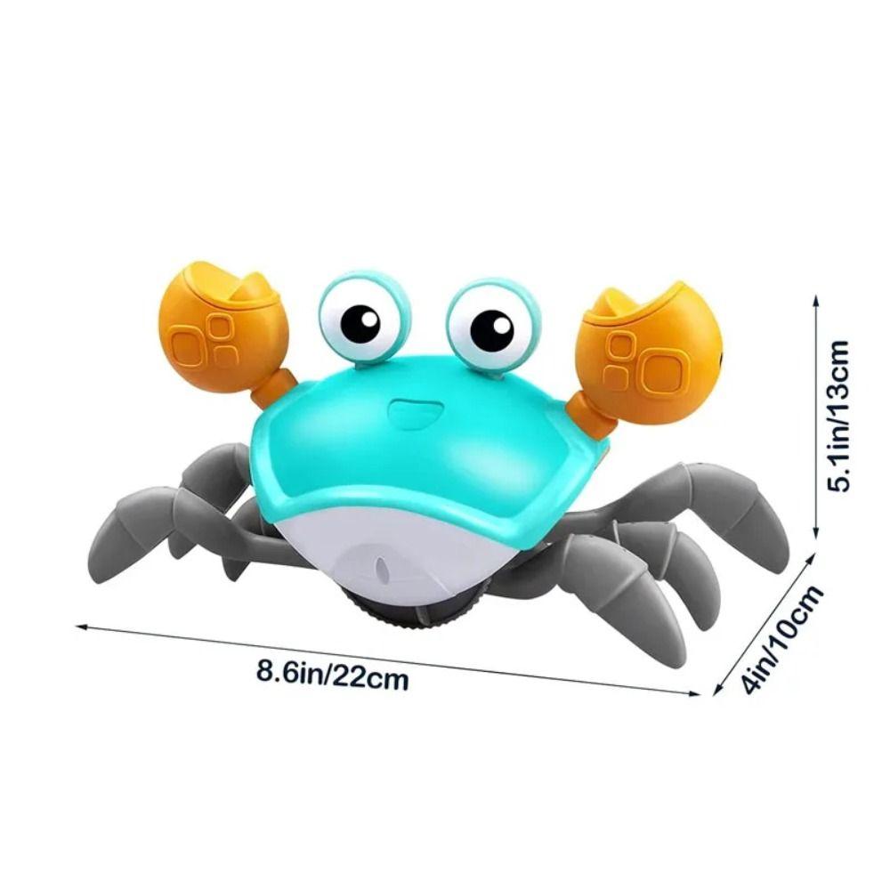 Flat Ground Escape Dancing Crab Toy Light&Music Crab Interactive Toy Children's Toy