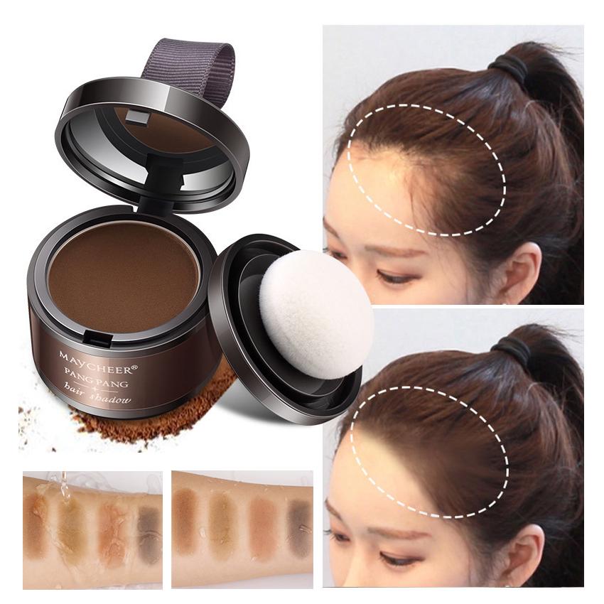 Natural Instantly Black Root Cover Up Hairline Powder Hair Fluffy Powder in 3 Colors Hair Line Shadow Concealers