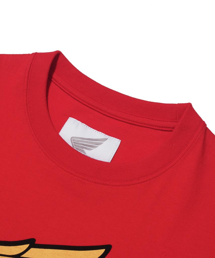 PHYPS MOTORCYCLE [Archive Line] Wing Logo Short Sleeve_Red