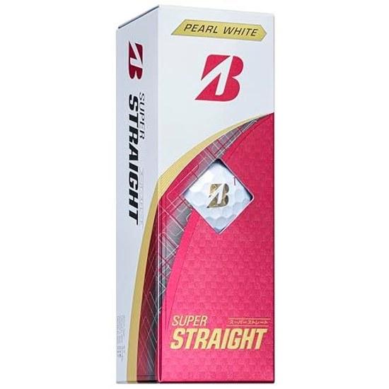 BRIDGESTONE Golf Balls SUPER STRAIGHT 2025 Model 12 Yellow Pearl White 1-5 Dozen
