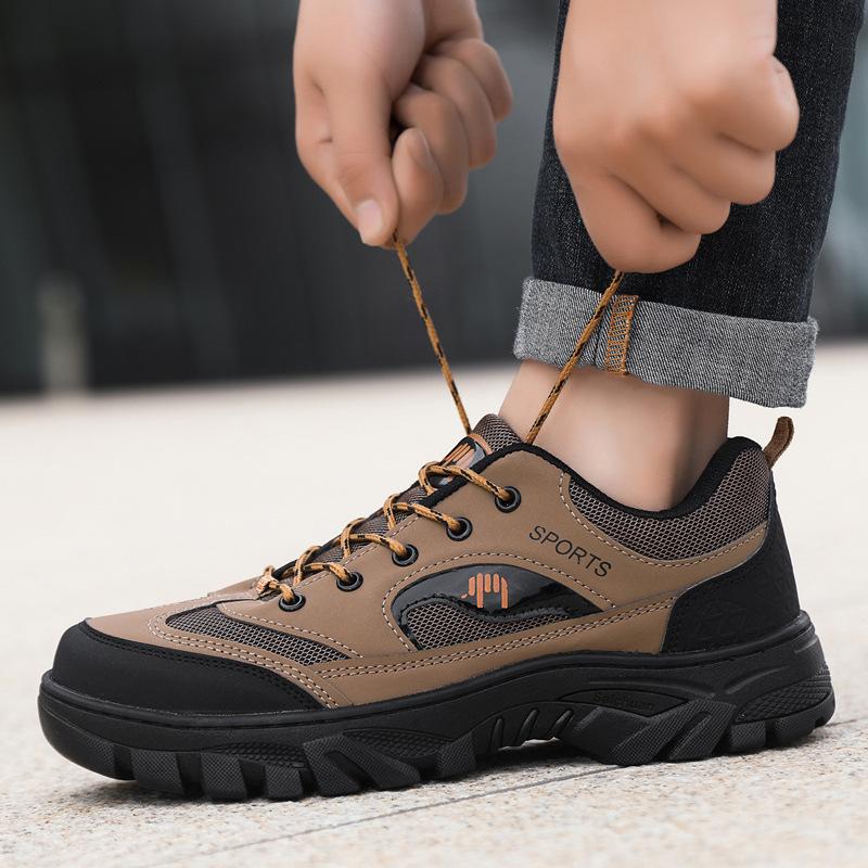 Мужская обувь всесезонная походная обувь для бега дышащая спортивная обувь для бега страхование труда мужская обувь больших размеров модная повседневная
