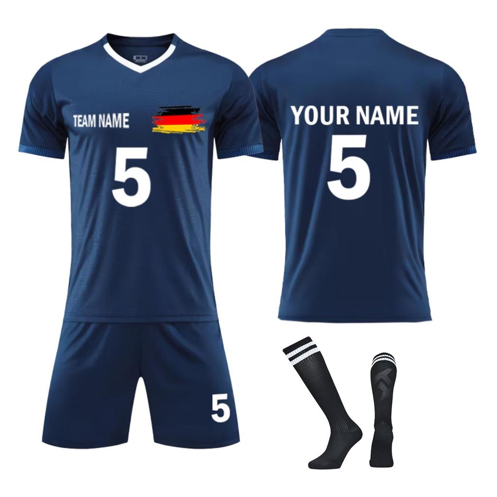 Personalised Shirts Kit Mens Girls With Name Number Custom Football Jerseys For Boys Training Suit