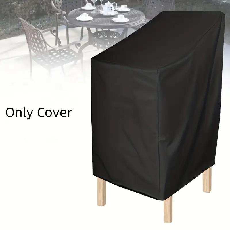 Heavy Duty Waterproof Outdoor Lounge Chair Cover Weather Resistant Patio Furniture Protector For Stackable Chairs