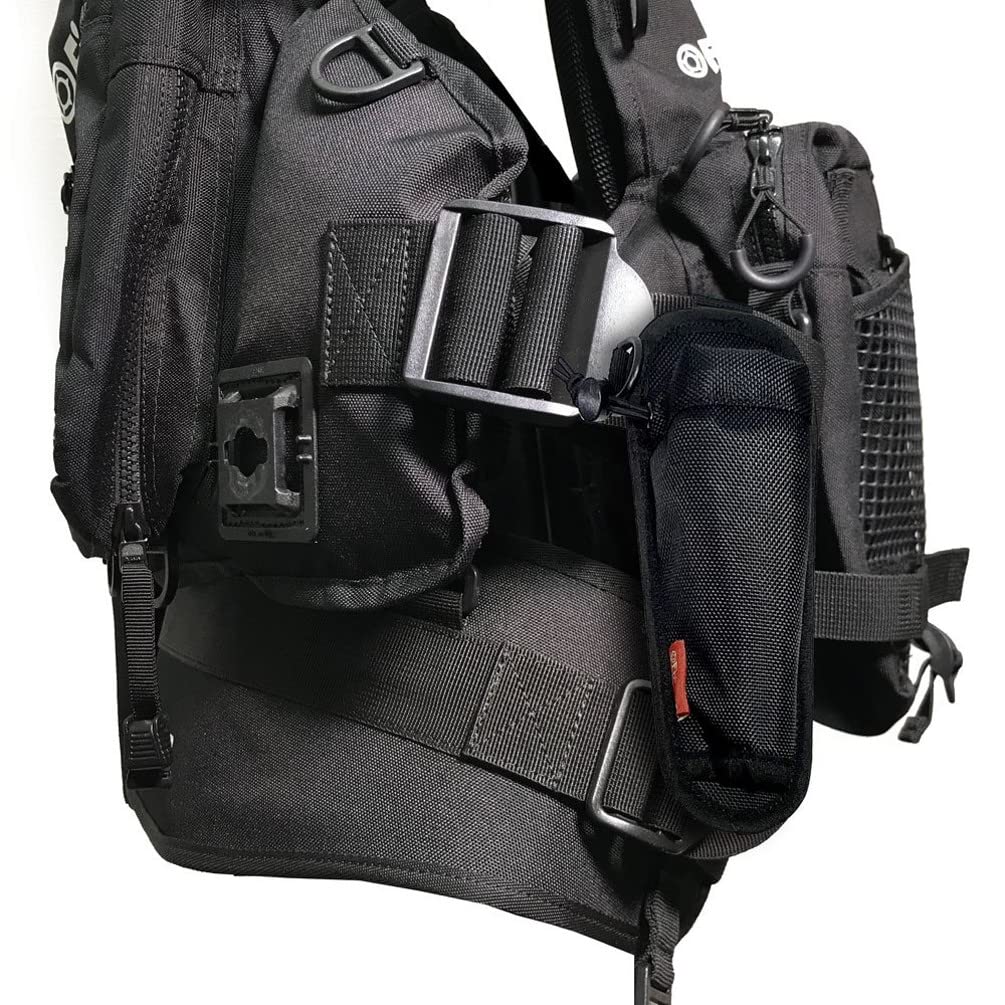 FISHMAN BT-007 Fish Grip Holder, Dark RedKhaki, 6cm Wide x 22cm High