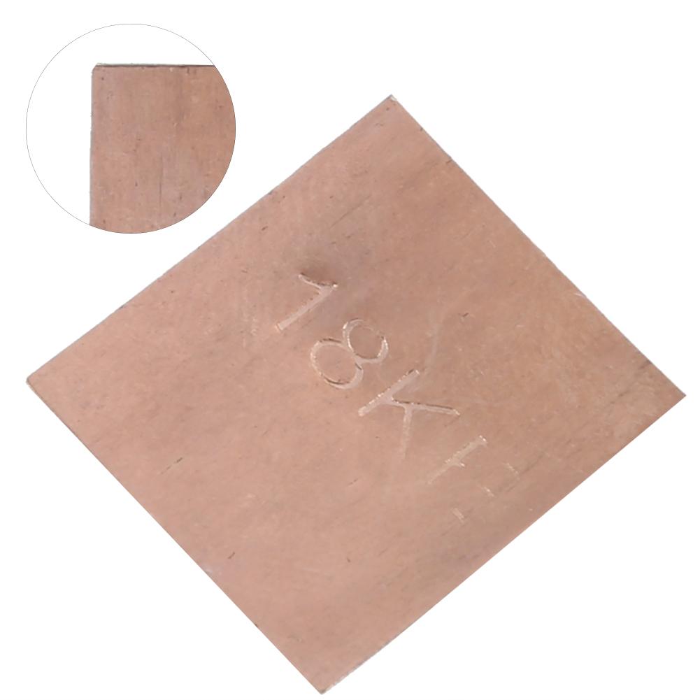 18K Rose Gold Solder Plate Jewelry Welding Soldering Plate Jewelry Making ToolHigh Melting Point