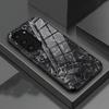 Чехол для телефона Forged Carbon Fundas для Samsung S26 S25 S24 FE S23 S22 S21 Plus S20 Ultra Note20Ultra Черная стеклянная крышка