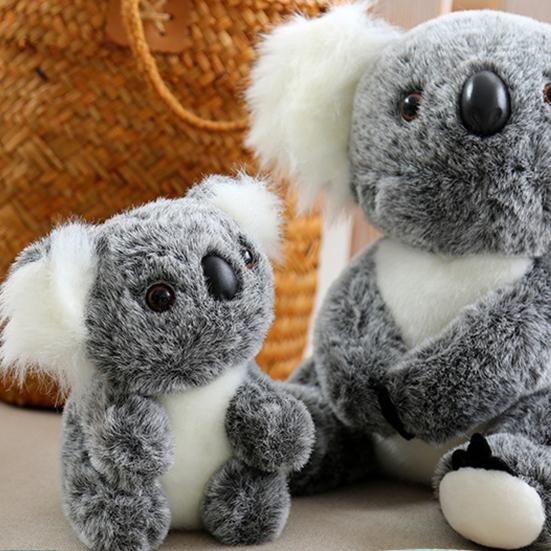 2Pcs/Set Koala Plush Toy Emotional Healing Soft Soothing Doll Hug Companion Well-being Doll Koala Hug Toy