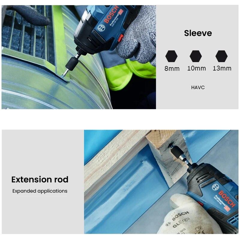 Bosch Профессиональные ударные биты, 5 шт., набор отверток и насадок, ударный гайковерт, аксессуары, дрель