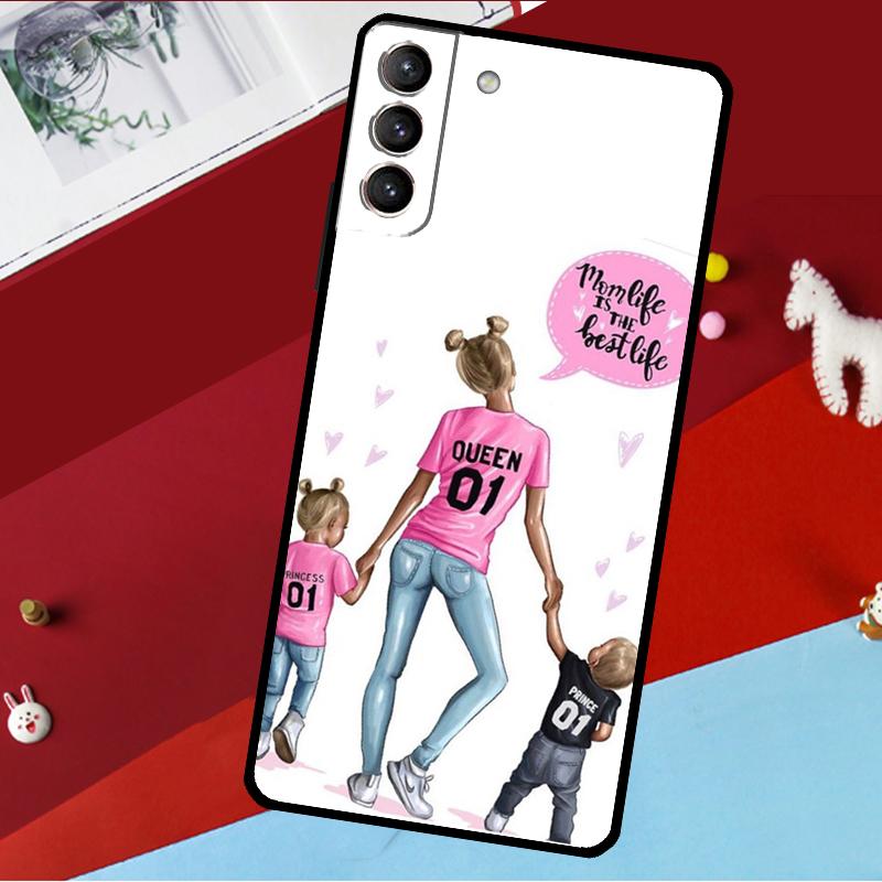 СУПЕР МАМА МАМА МАМА МИЛЫЙ МАЛЫШ Чехол Для Samsung Galaxy S25 S24 S22 S23 Ultra Plus S20 S21 FE S9 S10 S25 FE Чехол для телефона