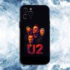 Чехол для телефона Car U-U2 Band для iPhone 17, 16, 15, 14, 13, 12, 11 Plus, Pro Max, Мягкий силиконовый черный чехол