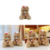 Bear Teddy Chef Costume Soft Plush Doll With Dressup For Children Entertainment