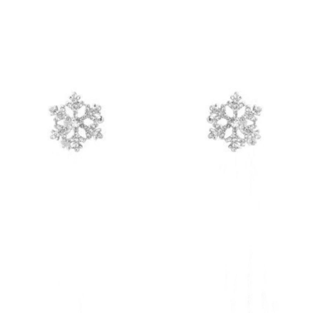 Осенние и зимние снежинки клипсы для ушей женские нишевые высококачественные изысканные темпераментные дизайн Sense клипсы для ушей без пирсинга ушей серьги