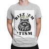 Aautism Funny Rizz Em With The Tism Autistic Racoon Graphic 100 Cotton Tshirt Aautism Racoon Tops Tees For Unisex