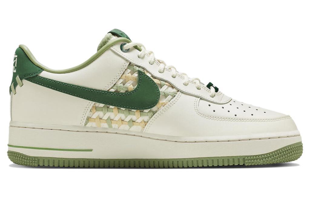 Nike Air Force 1 Low '07 Premium NAI KE Плетение из бамбука Парусный Цвет ущелья Зеленый FN0369-100