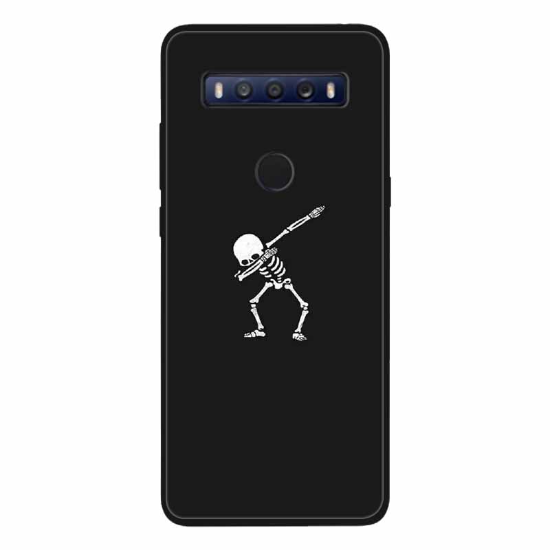 Для чехла TCL 10 SE Мягкий Силиконовый Крутой Модный Чехол Для TCL 10SE T766U T766H Задняя Крышка TCL10SE TPU Защитный Чехол Для Телефона Fundas