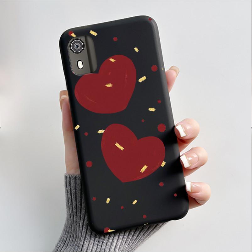For Nokia C02 C12 C12+ Plus Case Luxury Butterfly Flower Black Soft Silicone TPU Phone Case For NOKIA C12 Pro Back Cover Casing
