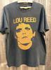Унисекс футболка с графическим изображением лица Lou Reed, короткий рукав, цвет угольный, для мужчин и женщин WA4136