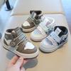 Детская спортивная обувь 2025 весна и осень новая повседневная обувь для мальчиков кеды для девочек с высоким верхом мультяшная обувь для малышей на мягкой подошве список