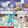 Plastic Building Blocks Toy For Kids With Large And Small Pieces For Brain Development And Hand Eye Coordination